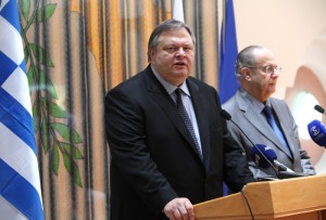 Greek Vice President of the government and Minister of Foreign Affairs Evangelos Venizelos visits Cyprus