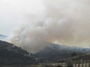 пожар в Паефос
